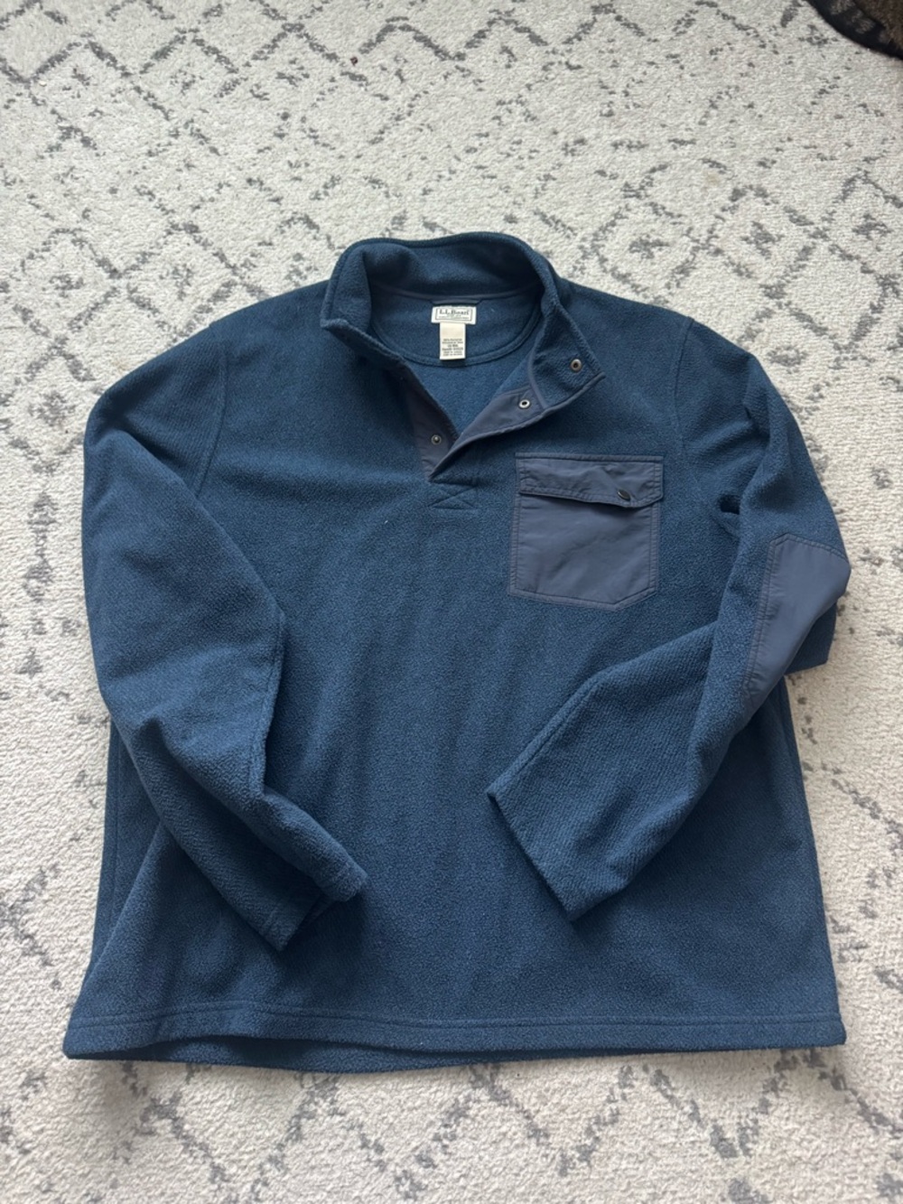 L.L. Bean Men's Allagash Fleece Henley